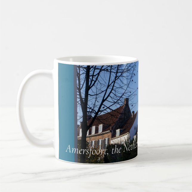 Evening Cityscape, Amersfoort, the Netherlands Coffee Mug (Left)