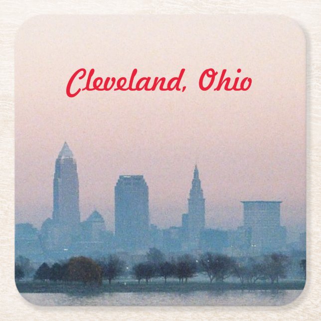 Evening Cleveland Coaster (Front)