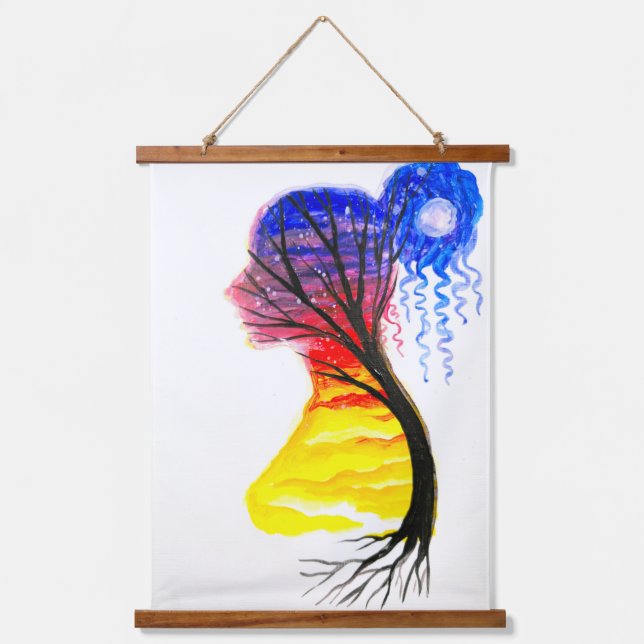 Evening emotion hanging tapestry (Front)
