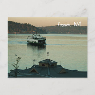 Evening Ferry Postcard