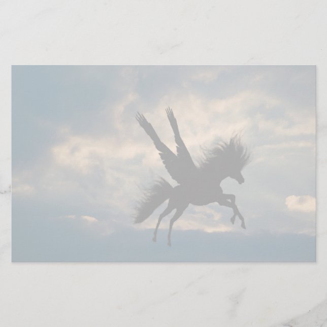 Evening Flight Unlined Stationery (Front)