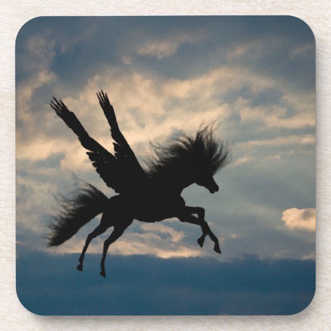 Evening Flight v.1 Cork Coaster (Front)