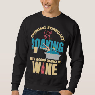 Evening Forecast Wine Sweatshirt