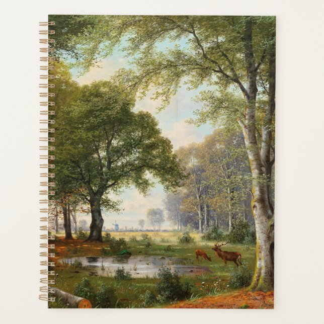 Evening Forest Landscape  Planner (Front)