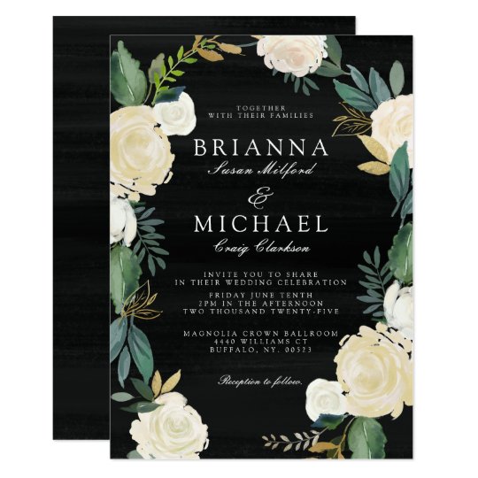 Evening Garden Floral Card