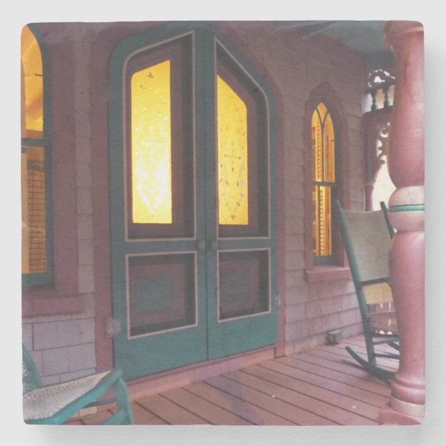 Evening Glow - Martha's Vineyard Stone Coaster (Front)