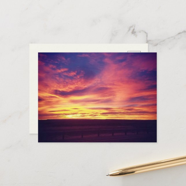 Evening Glow Postcard (Front/Back In Situ)