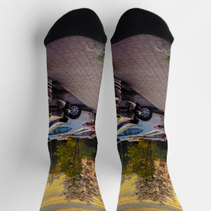 Evening Glow Street Socks – Customisable