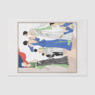 Evening gowns (1932) Vintage Fashion Tissue Paper
