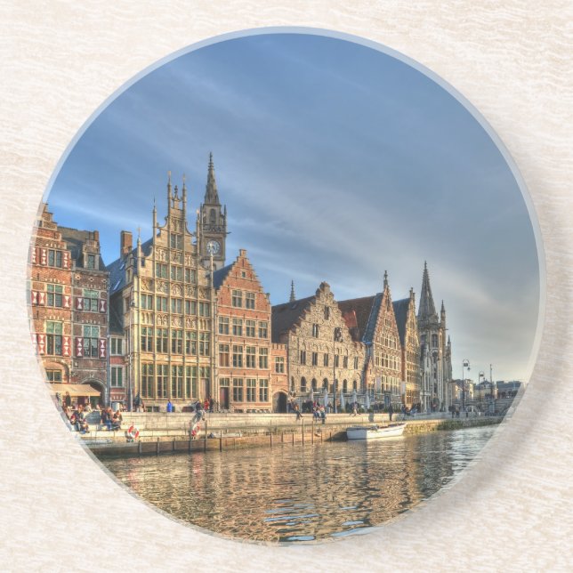 Evening in Gent Coaster (Front)