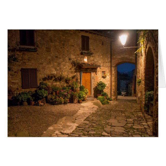 Evening in the ancient hillside town (Front Horizontal)
