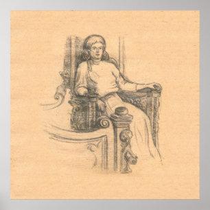 Evening in the old house poster