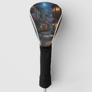 Evening in the Old Quarter Cozy Cobblestone Golf Head Cover