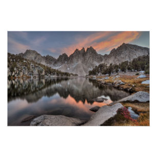 Evening Kearsarge Pinnacles Reflections Poster