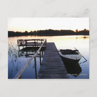 Evening Lake Postcard