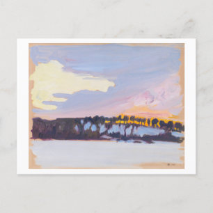 Evening Landscape, Akseli Gallen-Kallela, Fine Art Postcard