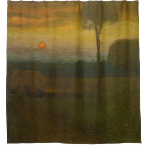 Evening Landscape by George Inness (1889) Shower Curtain