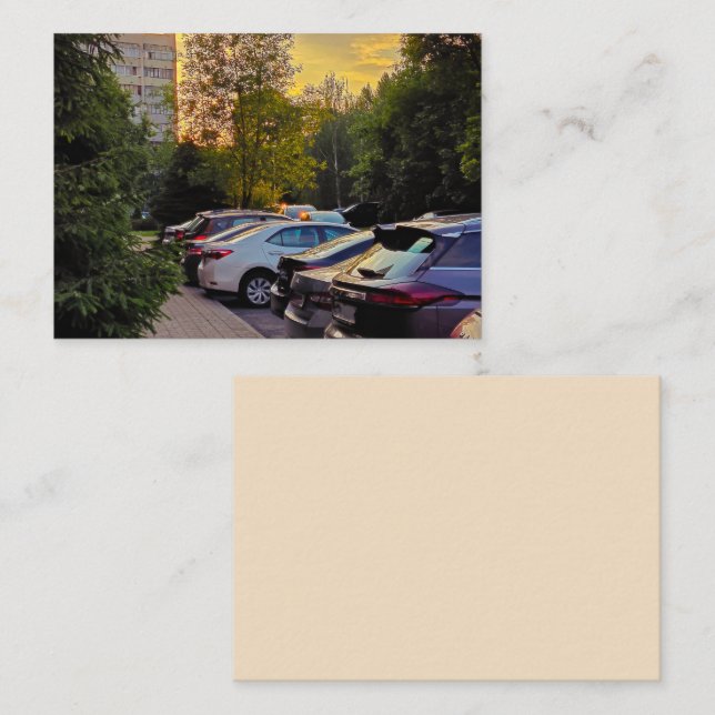 Evening Light Enclosure Card – Customisable (Front/Back)