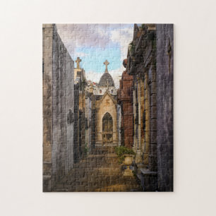 Evening Light In Recoleta Cemetery Jigsaw Puzzle