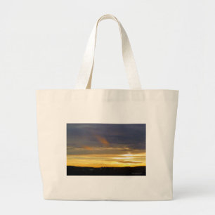Evening light large tote bag
