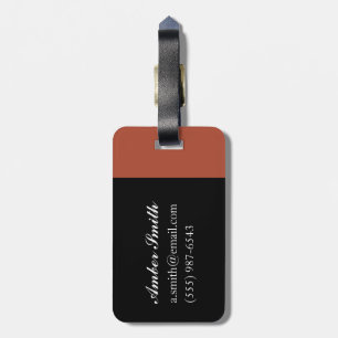 Evening light luggage tag