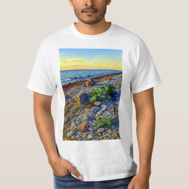 Evening light on the coast of Vormsi T-Shirt (Front)