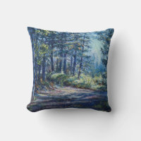 "Evening Light On the Trail" Pillow