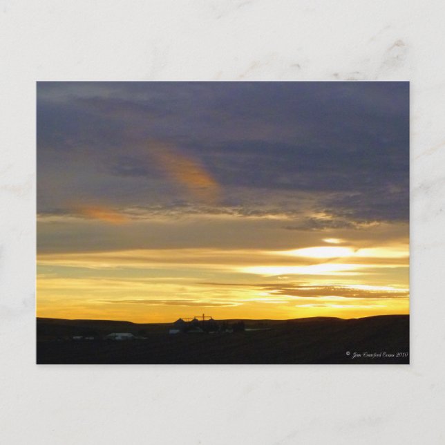 Evening light postcard (Front)