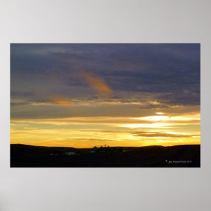 Evening light poster