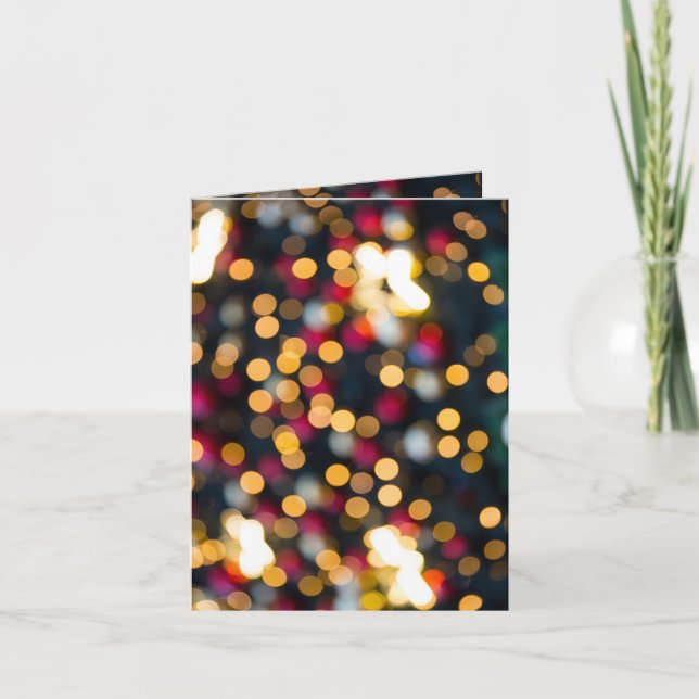 Evening Lights Holiday Card (Front)