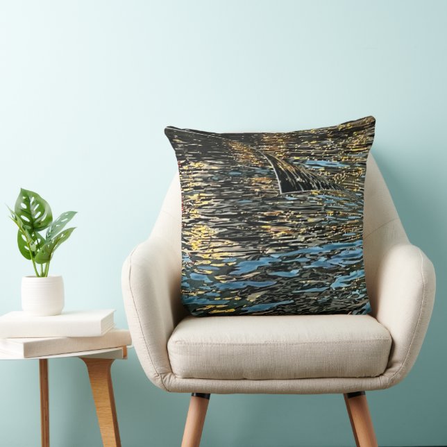 Evening lights on the sea cushion (Chair)