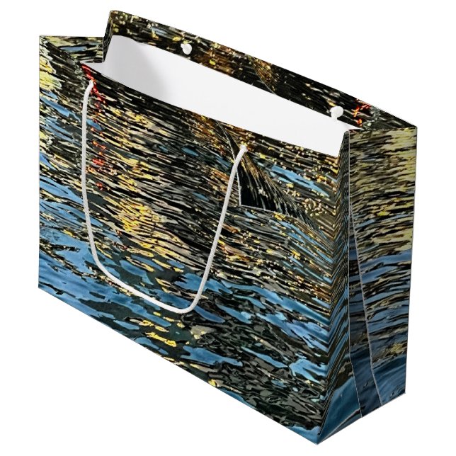 Evening lights on the sea Gift Bag (Front Angled)