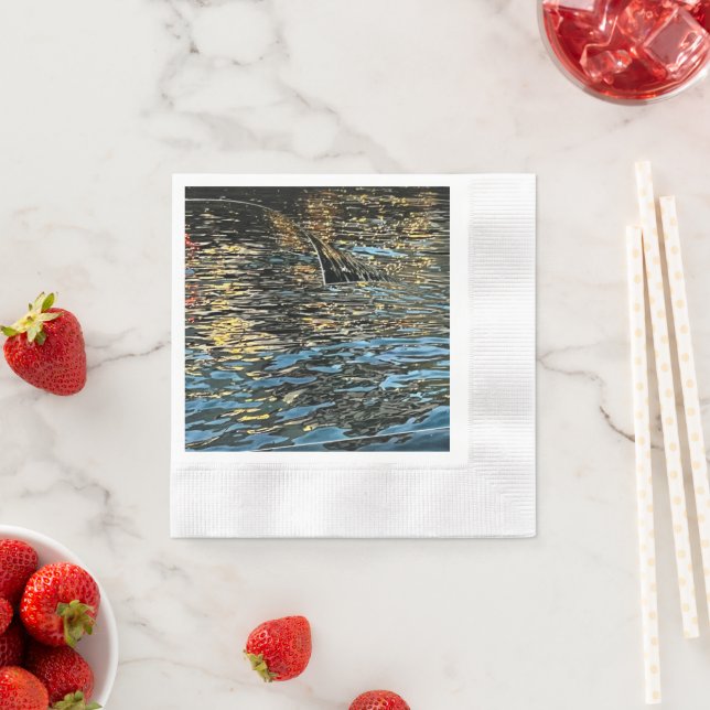 Evening lights on the sea napkin (Insitu)