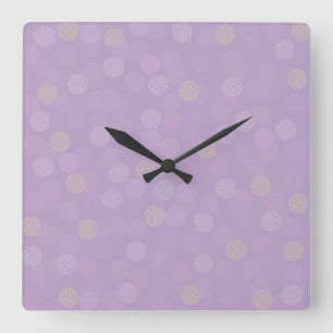 Evening Lights Square Wall Clock