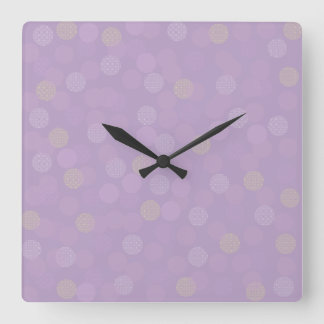 Evening Lights Square Wall Clock