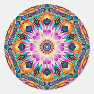 Evening Lotus Mandala Stickers