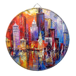 Evening new York Dartboard