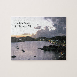 Evening on Charlotte Amalie, St. Thomas VI Jigsaw Puzzle