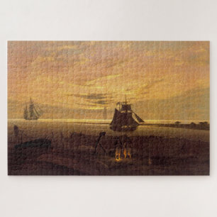 Evening on the Baltic Sea: A Friedrich Masterpiece Jigsaw Puzzle