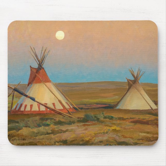 Evening on the Blackfeet Reservation by Dixon Mouse Pad (Front)