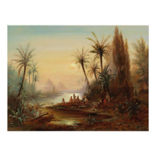 Evening on The Nile Poster