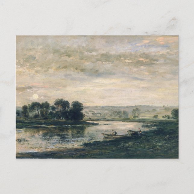 Evening on the Oise, 1872 Postcard (Front)