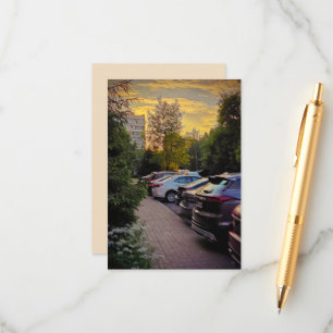 Evening Path Enclosure Card – Customisable
