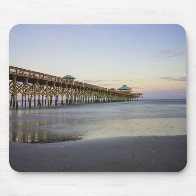 Evening Peace On Folly Beach Mouse Pad (Front)