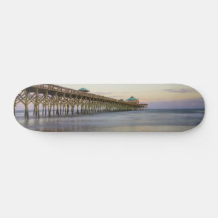 Evening Peace On Folly Beach Skateboard