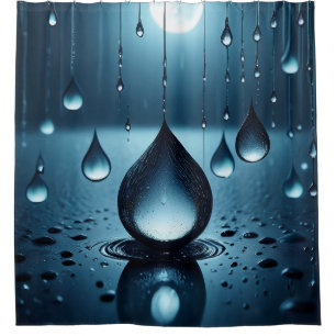Evening Rain Shower Curtain