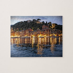 Evening Reflections of Portofino - 8x10 - 110 pc Jigsaw Puzzle