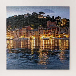 Evening Reflections on Portofino - 20x20 - 676 pc Jigsaw Puzzle