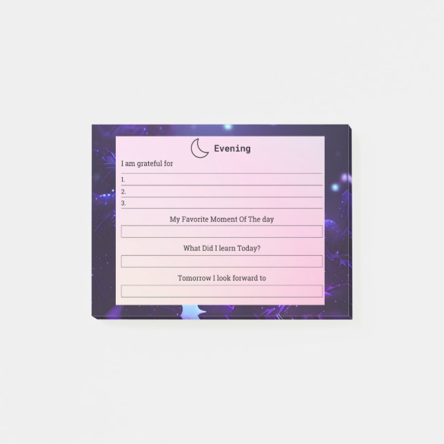 Evening Review--Post-It Notes (Front)