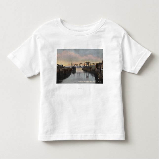 Evening Scene on Wishkah River Toddler T-Shirt (Front)